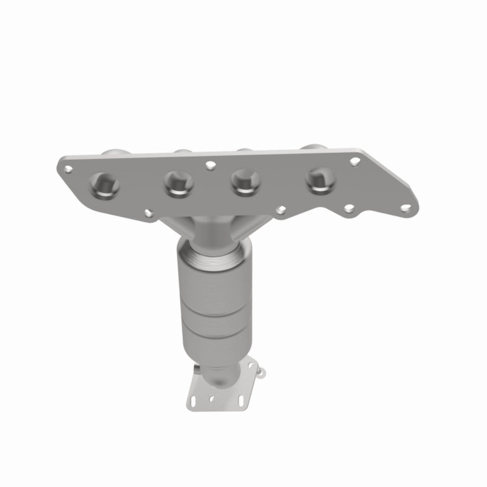 MagnaFlow direct-fit catalytic converter fits 2005-2012 Ford Escape, 2005-2011 Mercury Mariner, and more, this and 2005-2007 Escape 2.3 mani 2.3 inch inlet/outlet stainless steel F