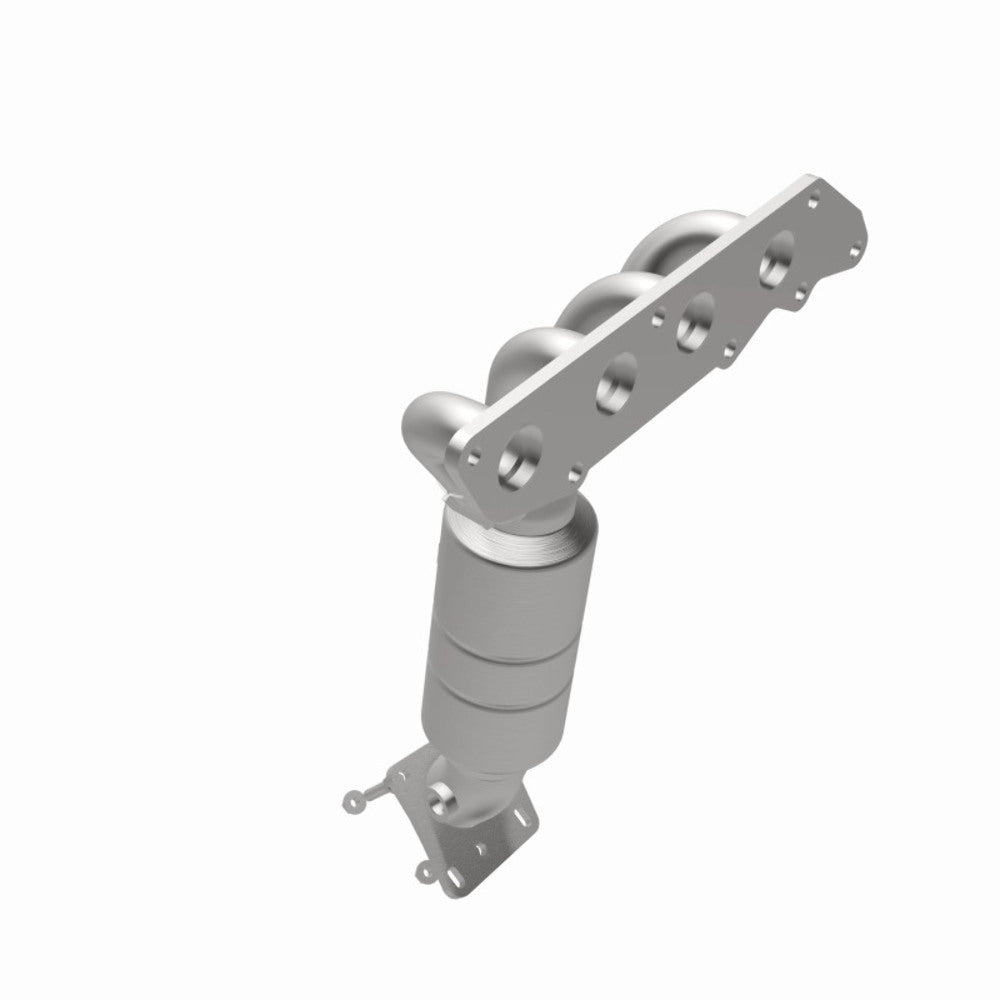 MagnaFlow direct-fit catalytic converter fits 2005-2012 Ford Escape, 2005-2011 Mercury Mariner, and more, this and 2005-2007 Escape 2.3 mani 2.3 inch inlet/outlet stainless steel F