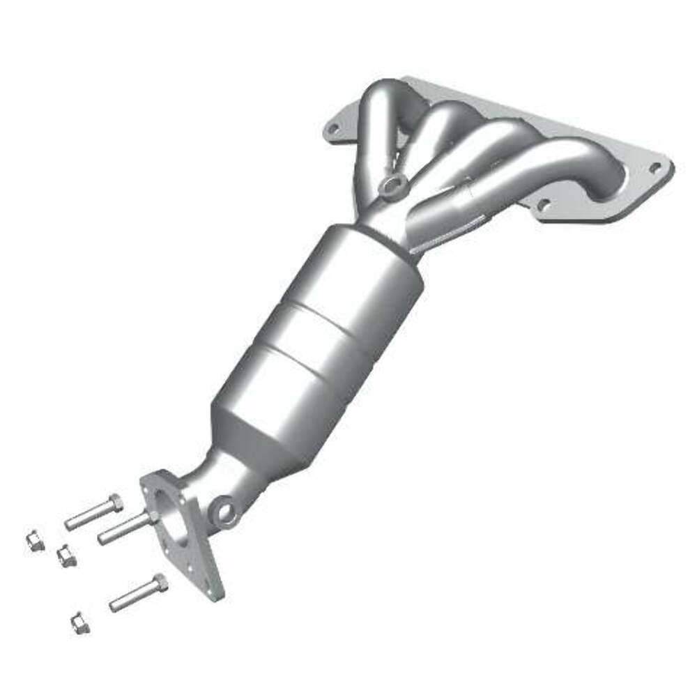MagnaFlow direct-fit catalytic converter fits 2005-2012 Ford Escape, 2005-2011 Mercury Mariner, and more, this and 2005-2007 Escape 2.3 mani 2.3 inch inlet/outlet stainless steel C