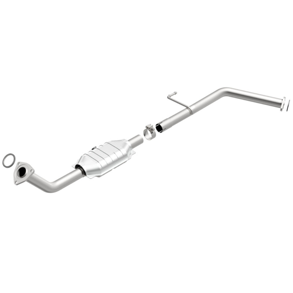 MagnaFlow direct-fit catalytic converter for 2005-2007 Toyota Sequoia driver side 4.7 inch inlet/outlet stainless steel CARB compliant 24880