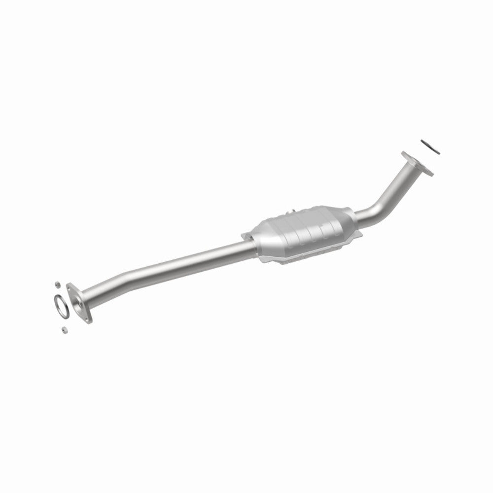 MagnaFlow direct-fit catalytic converter for 2005-2007 Toyota Sequoia passenger side 4.7 inch inlet/outlet stainless steel CARB compliant OBDII 49700