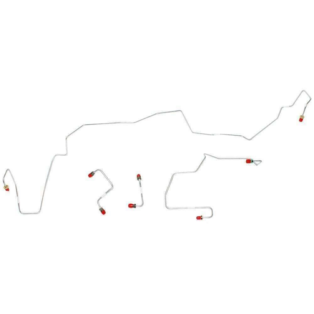 Front Brake Line Kit for 2013 05-09 Chevy Equinox AWABS ABS 4WD steel