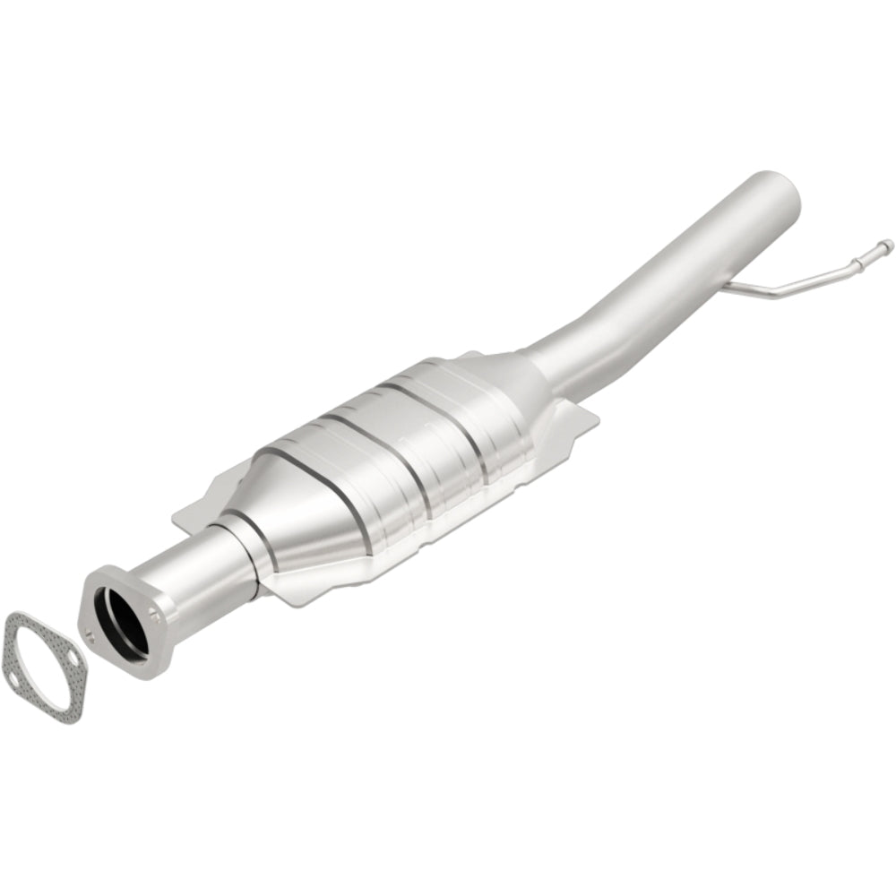 MagnaFlow direct-fit catalytic converter fits 2005-2009 Escape/Trib 2.3 rr OE 2.3 inch inlet/outlet stainless steel CARB compliant OBDII 49662