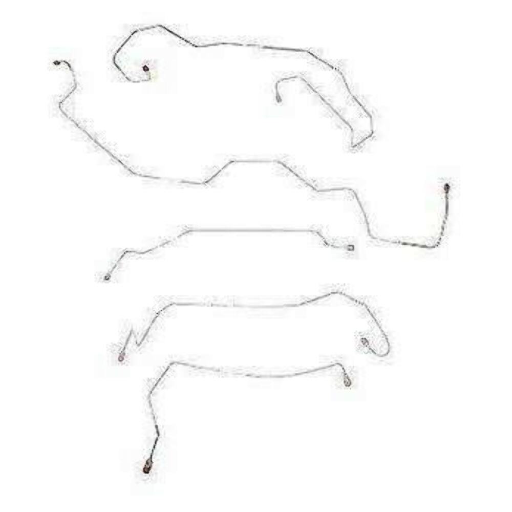 Front Brake Line Kit for 2013 05-10 Chevy Cobalt No ABS stainless steel