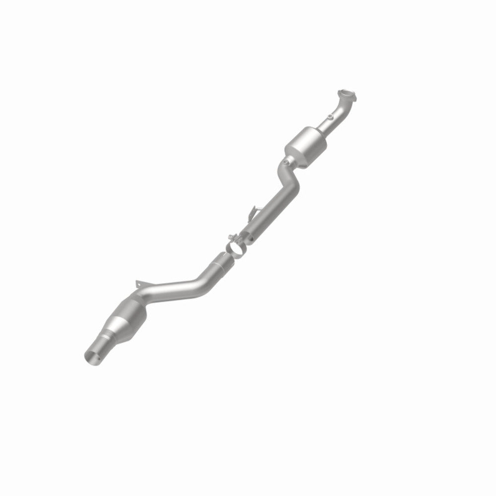 MagnaFlow direct-fit catalytic converter fits 2005-2010 SLK55 AMG 5.5L passenger side 5.5L passenger side stainless steel CARB compliant 51702