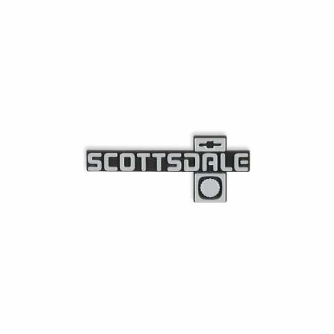1981-1987 C/K Series Trucks; C/K Dash Emblem - Scottsdale 05-187