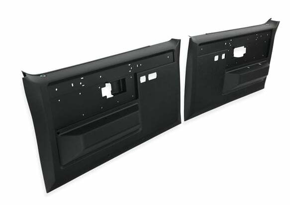 1981-1987 C/K Series Trucks-Power Locks/Windows; Door Panels-Black-05-280 for 1981-1987 Silverado