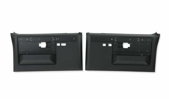 1981-1987 C/K Series Trucks-Power Locks/Windows; Door Panels-Black-05-280 for 1981-1987 Silverado