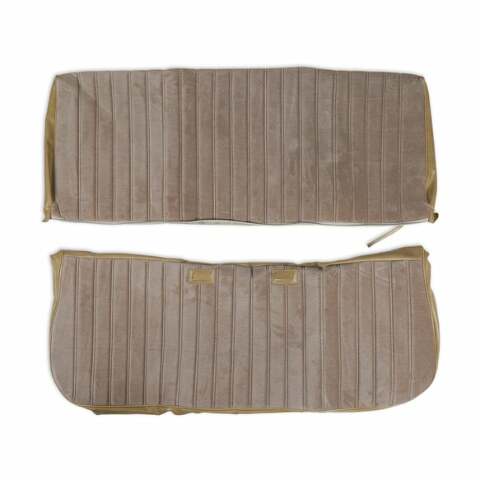 81-87 C/K Series Pickup Seat Upholstery-Full Pleat Cloth/Vinyl-Tan 05-298