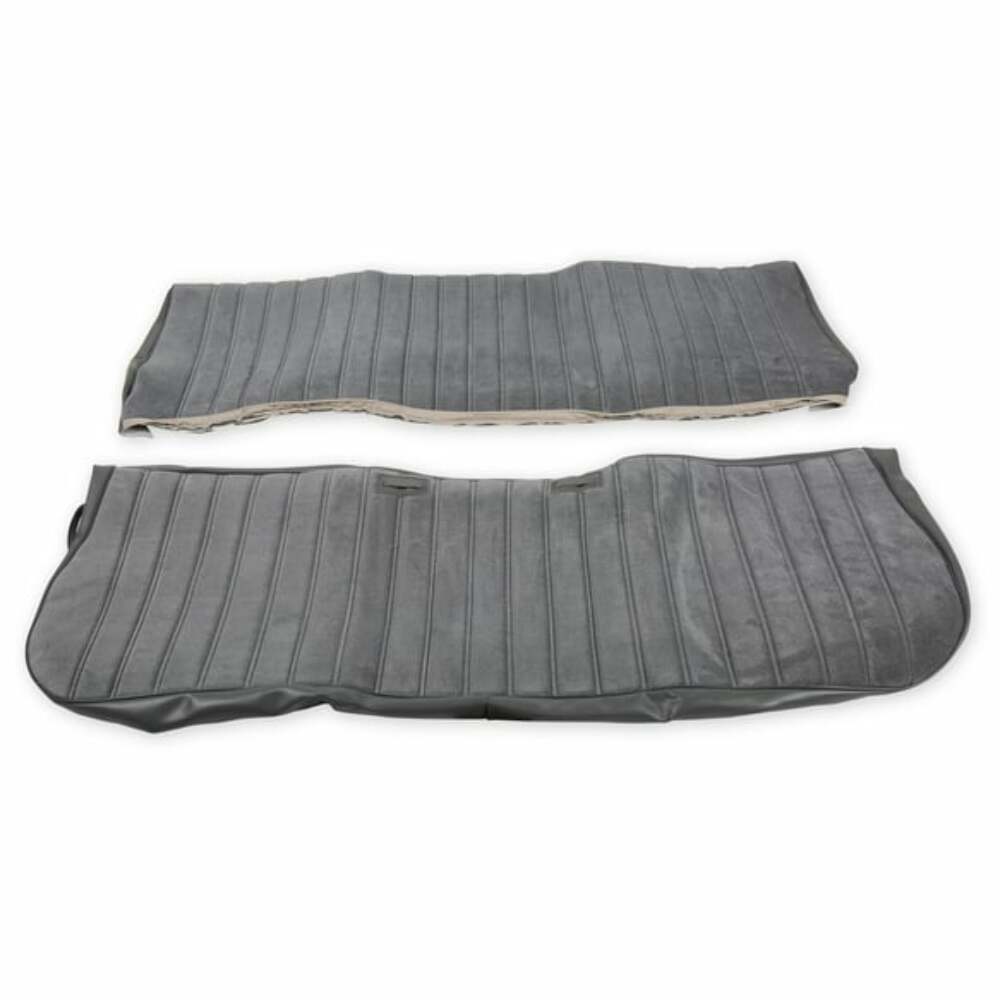 81-87 C/K Series Pickup Seat Upholstery-Full Pleat Cloth-Charcoal 05-299