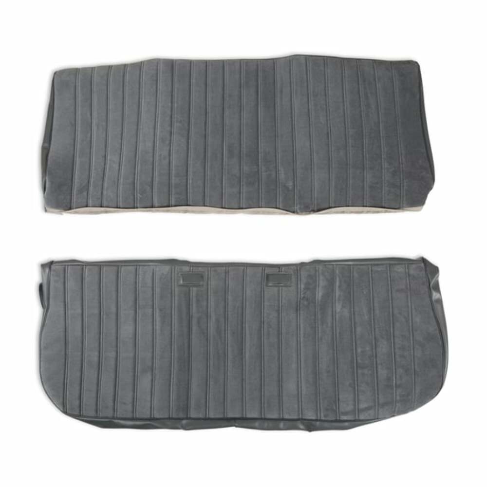 81-87 C/K Series Pickup Seat Upholstery-Full Pleat Cloth-Charcoal 05-299