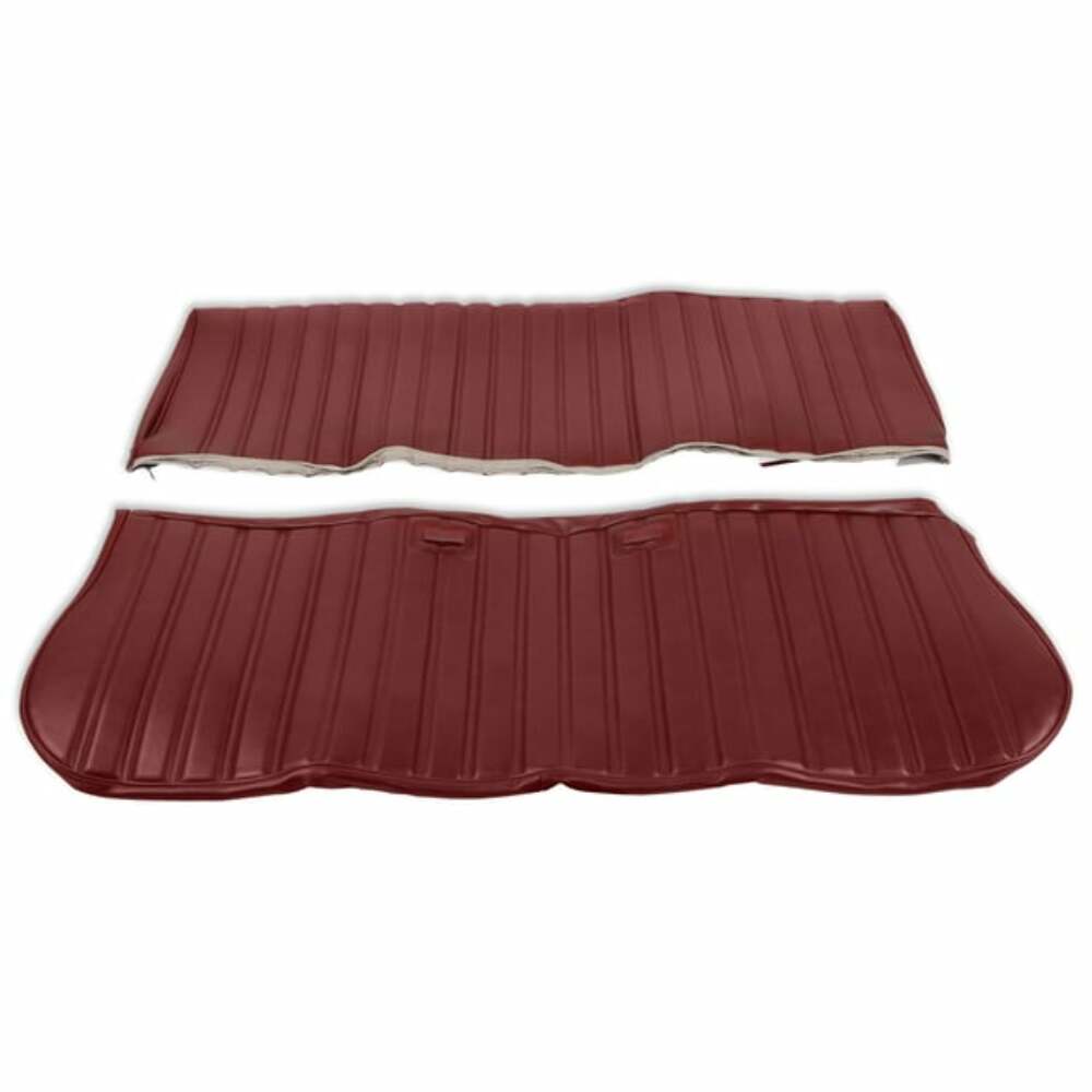 81-87 C/K Series Pickup Seat Upholstery Kit-Full Pleat Vinyl-Maroon 05-301