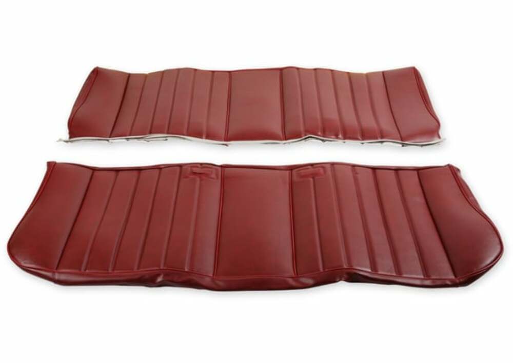 81-87 C/K Series Pickup Seat Upholstery-Standard Pleat Vinyl-Maroon 05-306