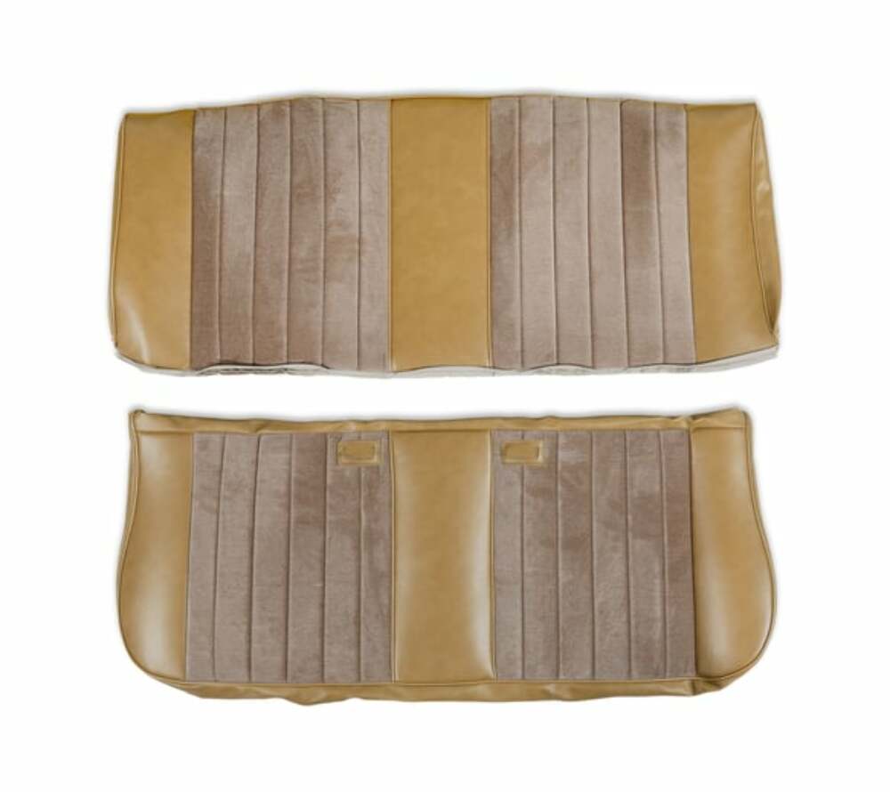 81-87 C/K Series Pickup Seat Upholstery Kit-Standard Pleat Cloth-Tan 05-313