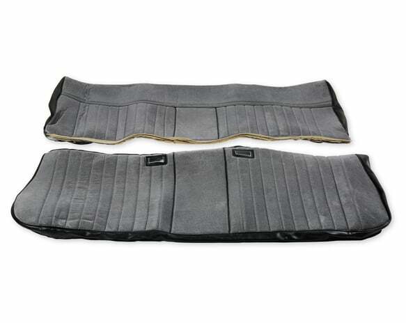 81-87 C/K Series Pickup Seat Upholstery Kit-Deluxe Pleat-Black 05-320