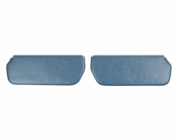 73-87 C/K Series Pickups Foamback Sunvisor Pair-Vinyl-Navy 05-341