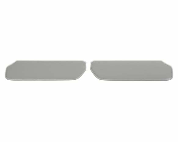 73-87 C/K Series Pickups Foamback Sunvisor Pair-Vinyl-Grey 05-343