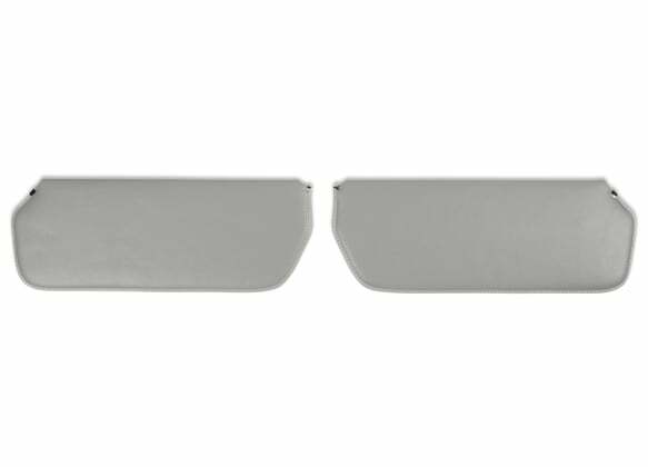 73-87 C/K Series Pickups Foamback Sunvisor Pair-Vinyl-Grey 05-343