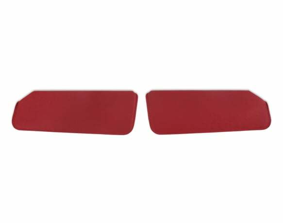 88-98 Chevy Silverado GMC Sierra OBS Chevy truck truck Series Trucks Chevy Silverado GMC Sierra OBS Chevy truck truck Foamback Sunvisor Pair-Cloth-Red 05-345