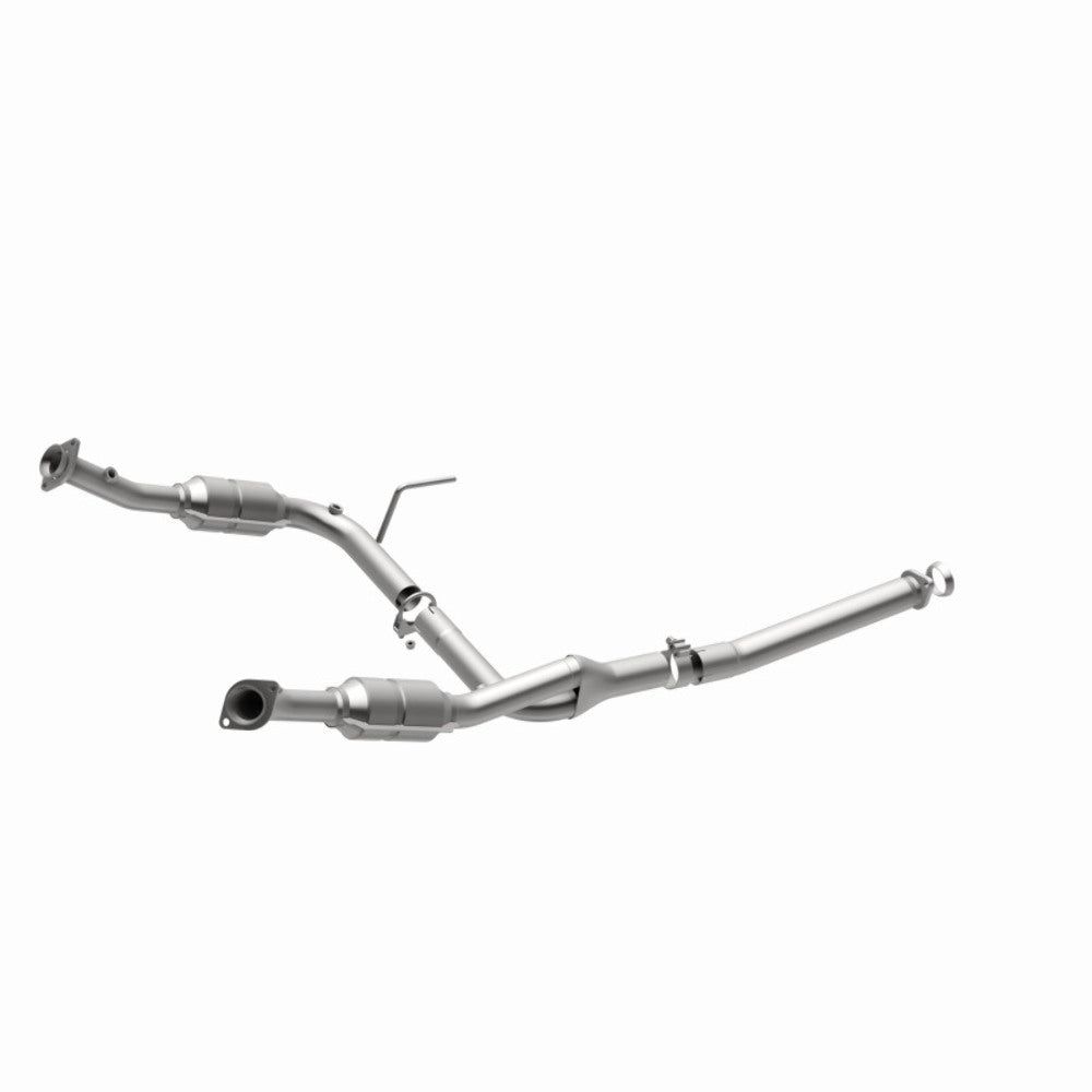 MagnaFlow direct-fit catalytic converter fits 2004-2005 Ford Explorer and Mercury Mountaineer and 05 Explorer 4.0 2/4wd 4 inch inlet/outlet stainless steel CARB compliant 49406