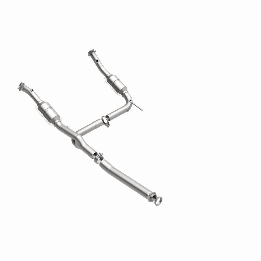 MagnaFlow direct-fit catalytic converter fits 2004-2005 Ford Explorer and Mercury Mountaineer and 05 Explorer 4.0 2/4wd 4 inch inlet/outlet stainless steel CARB compliant 49406