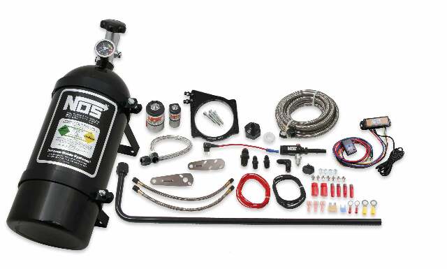 NOS plate wet nitrous system - GM - 05173BNOS -6AN 10 lb black EFI 2493