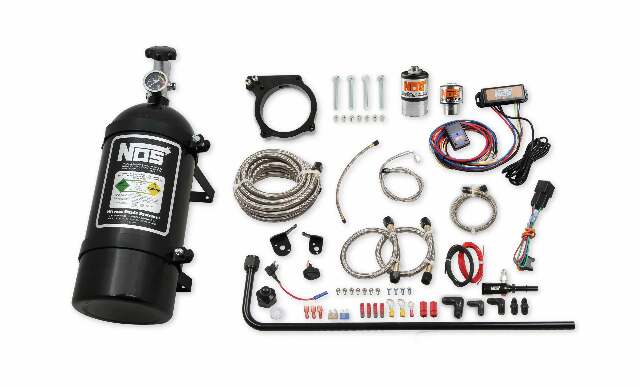 NOS plate wet nitrous system - Mopar - 05210BNOS -6AN 10 lb black EFI 2493