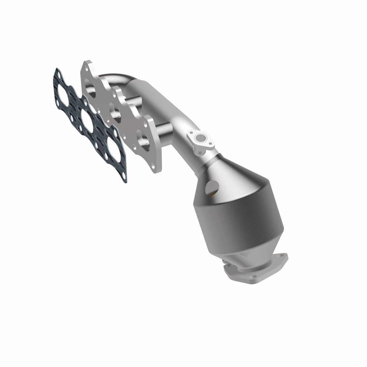 Catalytic Converter with Integrated Exhaust Manifold for HM Grade Federal / EPA Compliant Direct-Fit Manifold Catalytic