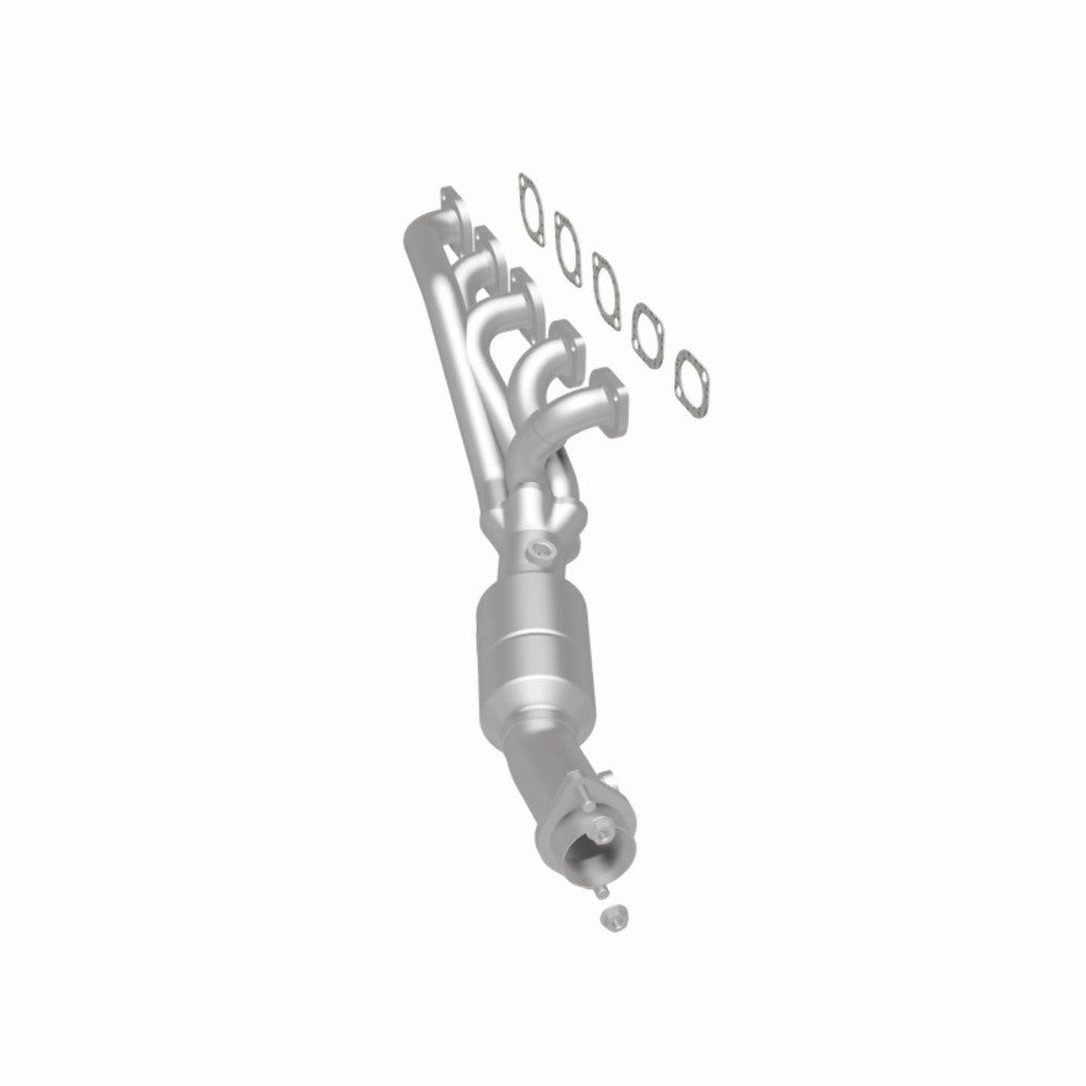 MagnaFlow direct-fit catalytic converter for 2006-2010 BMW M5 5.0L passenger side stainless steel CARB compliant OBDII 49804