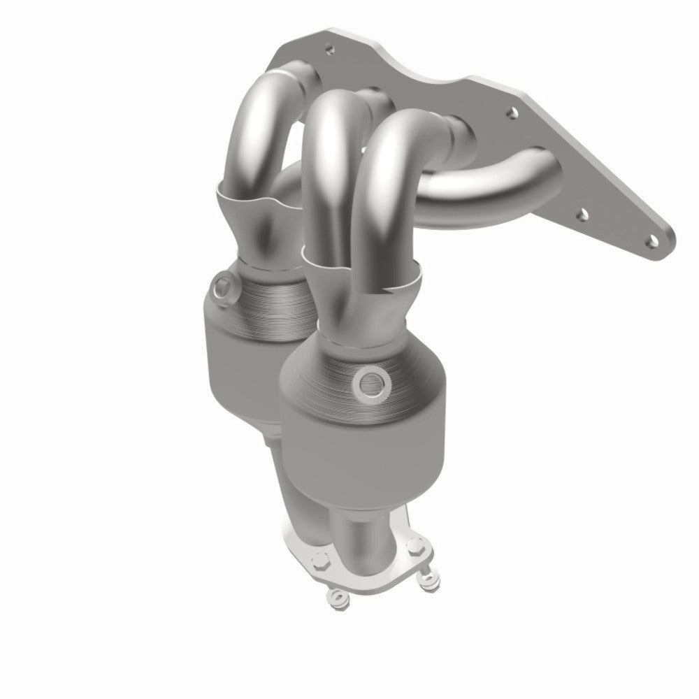 MagnaFlow direct-fit catalytic converter fits 2004-2012 Mitsubishi Galant and 2006-2012 Mitsubishi Eclipse. Hardware is included to eliminate the hassle of working with corroded fa