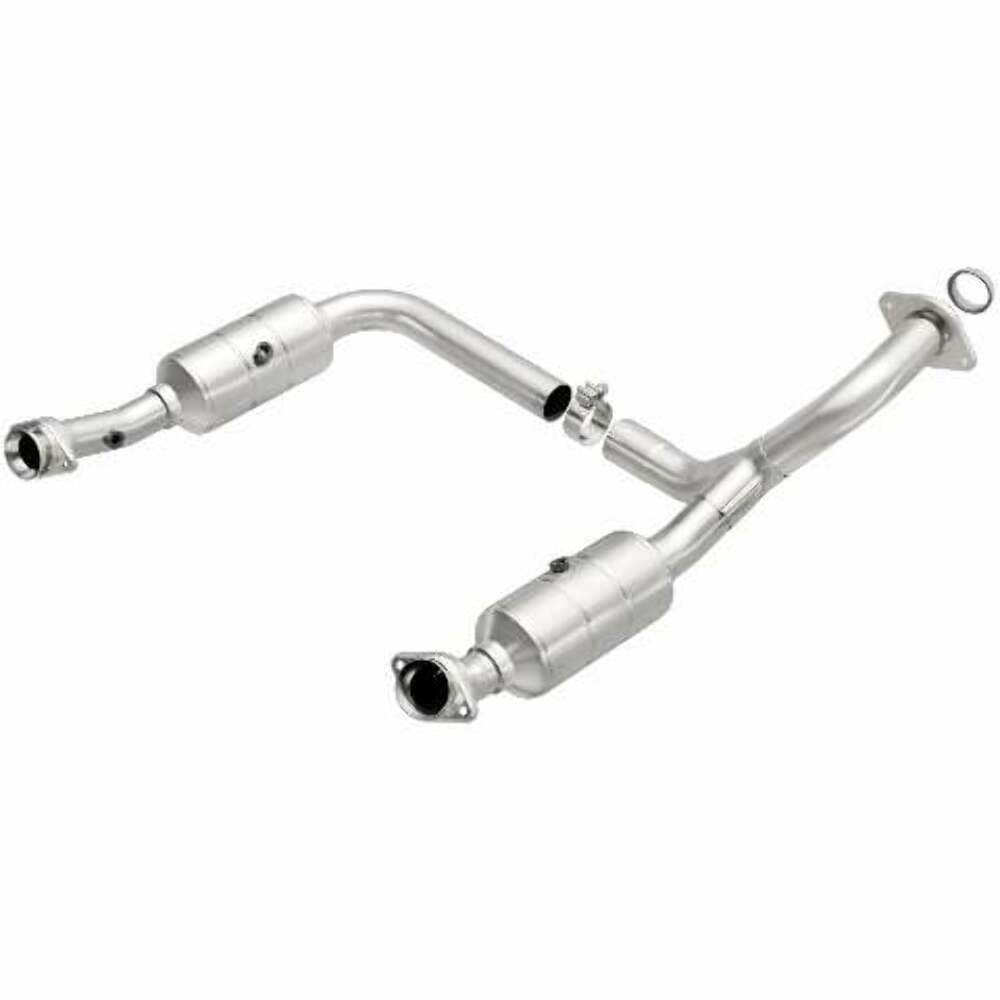 MagnaFlow direct-fit catalytic converter fits 2006-2010 Ford Explorer, 2007-2010 Ford Explorer Sport Trac, and additional vehicles and 2006-2009 Expl/Mtnr 4.6L stainless steel CARB