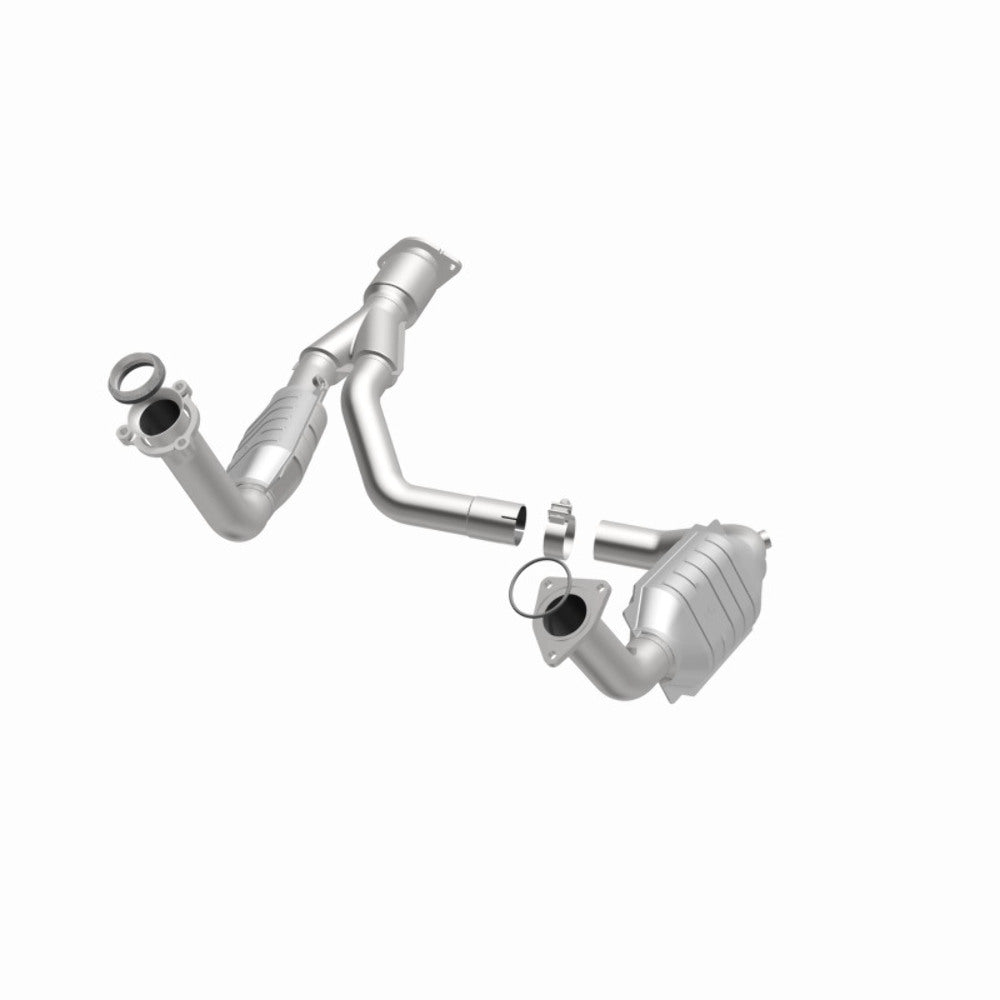 MagnaFlow direct-fit catalytic converter fits 2006-2009 Chevrolet Trailblazer, 2007-2009 GMC Envoy, and additional vehicles and 2006-2009 TB/Envoy 5.3/6.0 5.3 inch inlet/outlet sta