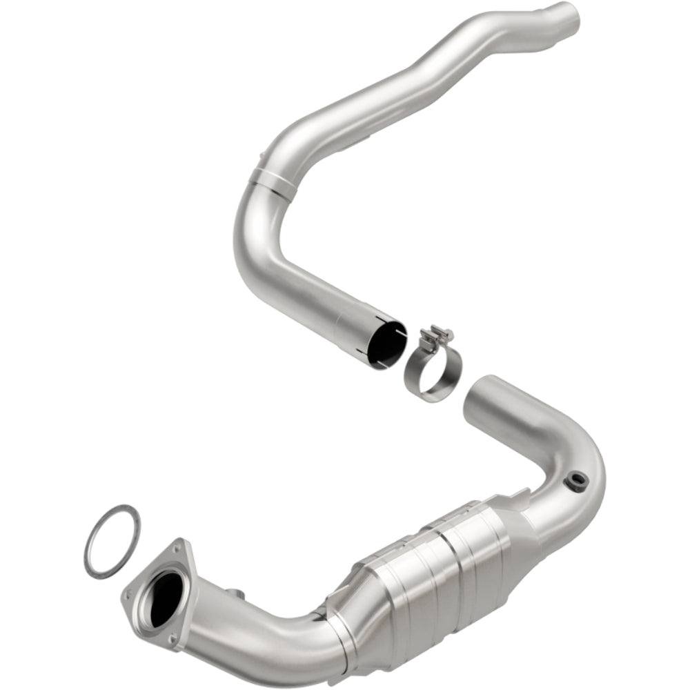 MagnaFlow direct-fit catalytic converter fits 2007-2008 Chevrolet Suburban 2500 and GMC Yukon XL 2500 and 2007-2008 Sub XL 6.0 driver side driver side stainless steel CARB complian
