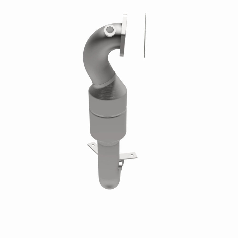MagnaFlow direct-fit catalytic converter fits 2007-2015 Mini Cooper, 2011-2016 Mini Cooper Countryman, and more, this and 2007-2009 Cooper S turbo frt OE stainless steel CARB compl