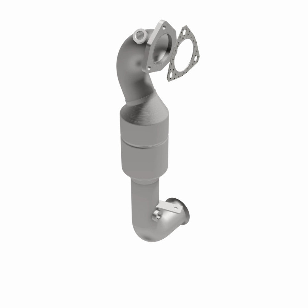 MagnaFlow direct-fit catalytic converter fits 2007-2015 Mini Cooper, 2011-2016 Mini Cooper Countryman, and more, this and 2007-2009 Cooper S turbo frt OE stainless steel CARB compl
