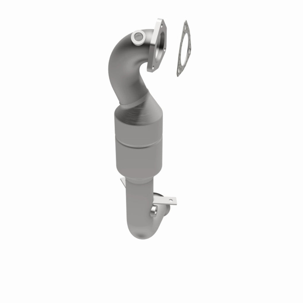 MagnaFlow direct-fit catalytic converter fits 2007-2015 Mini Cooper, 2011-2016 Mini Cooper Countryman, and more, this and 2007-2009 Cooper S turbo frt OE stainless steel CARB compl