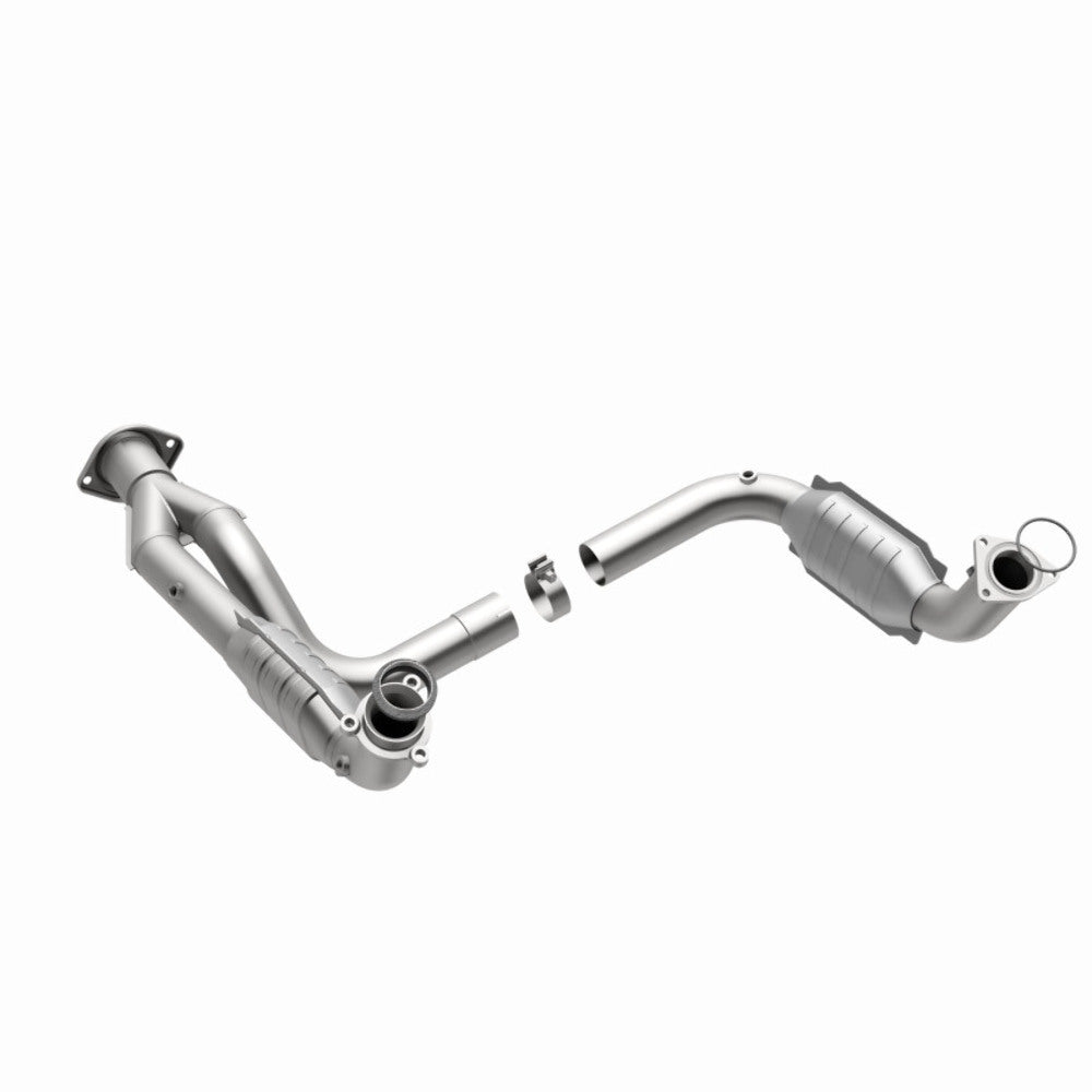 MagnaFlow direct-fit catalytic converter fits 2007-2009 Hum H2 6.0/6.2 stainless steel CARB compliant 49679