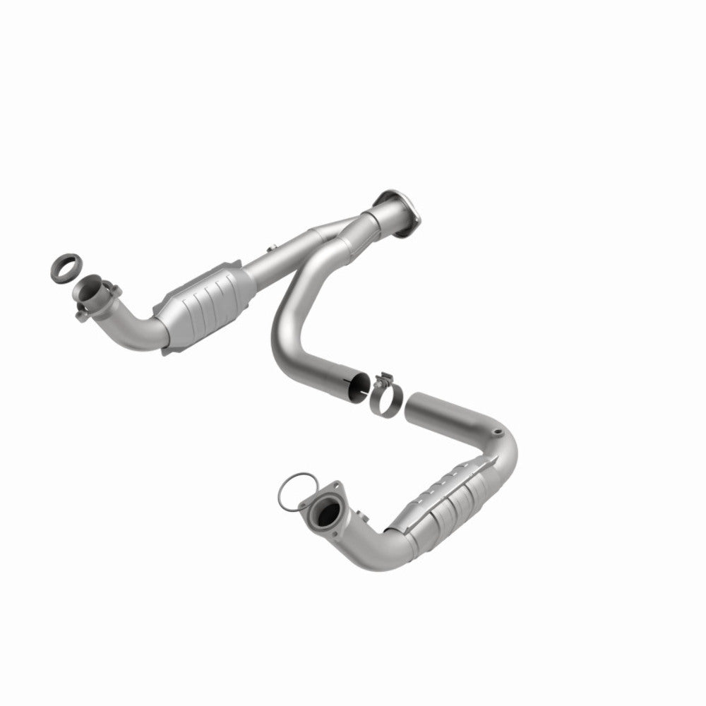 MagnaFlow direct-fit catalytic converter fits 2007-2009 Hum H2 6.0/6.2 stainless steel CARB compliant 49679