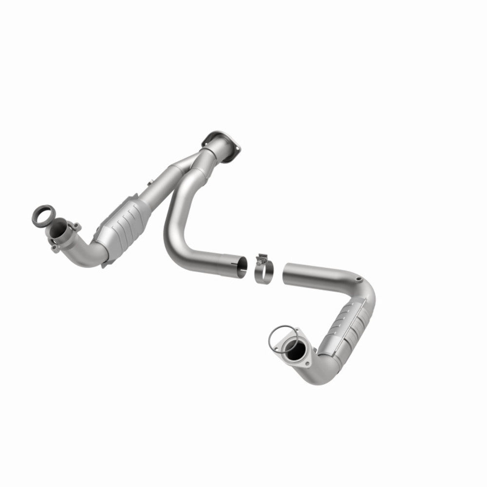 MagnaFlow direct-fit catalytic converter fits 2007-2009 Hum H2 6.0/6.2 stainless steel CARB compliant 49679
