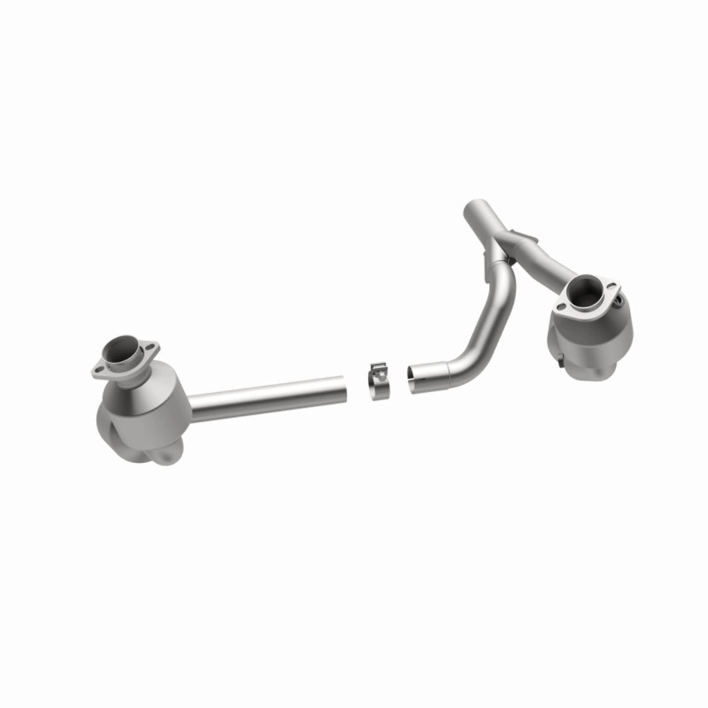 MagnaFlow direct-fit catalytic converter for 2007-2009 Jeep Wrangler 3.8 inch inlet/outlet stainless steel CARB compliant 49689