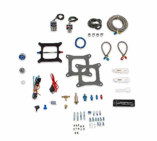 NOS sniper wet nitrous plate kit 4150 flange 150-250 HP -4AN 14 foot 10 lb single stage 07002NOS