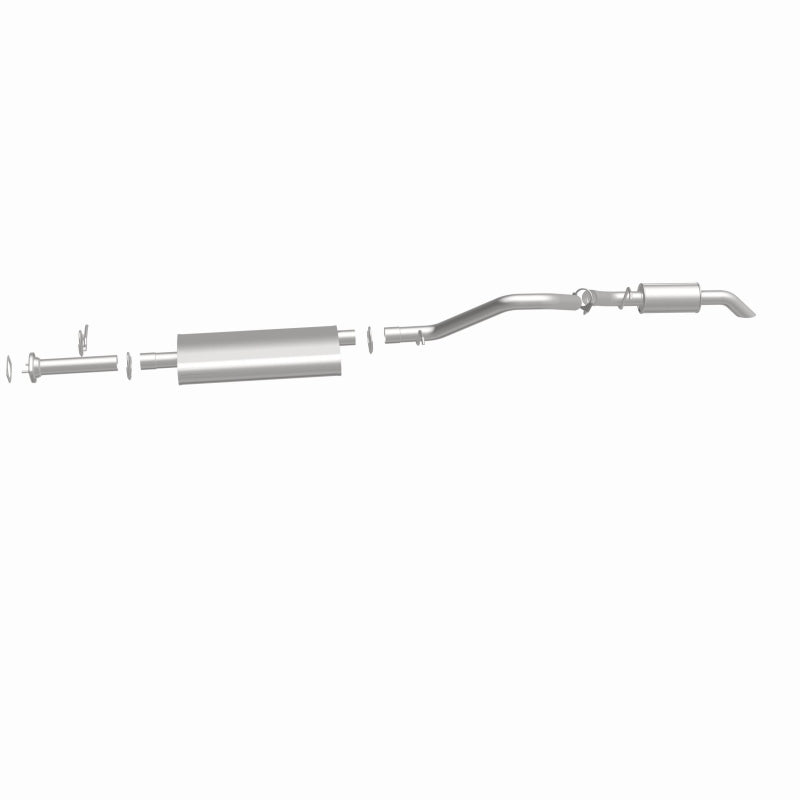 Fits 2002-2005 Chevy Trailblazer EXT Direct-Fit Replacement Exhaust 106-0738 steel