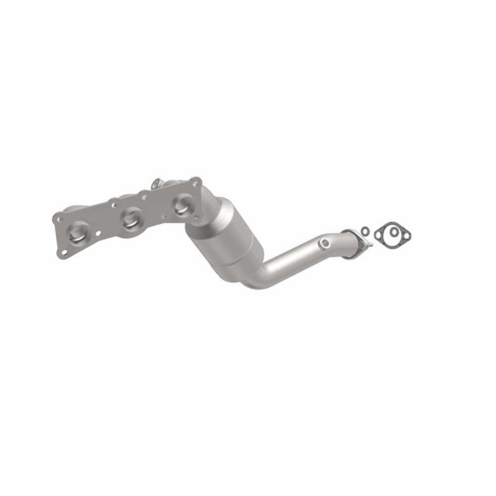 MagnaFlow direct-fit catalytic converter fits 2008-2011 BMW 528i, 2009-2010 BMW 528i xDrive, and more, this and 2008-2009 528i 3.0L Front 3.0L stainless steel CARB compliant OBDII