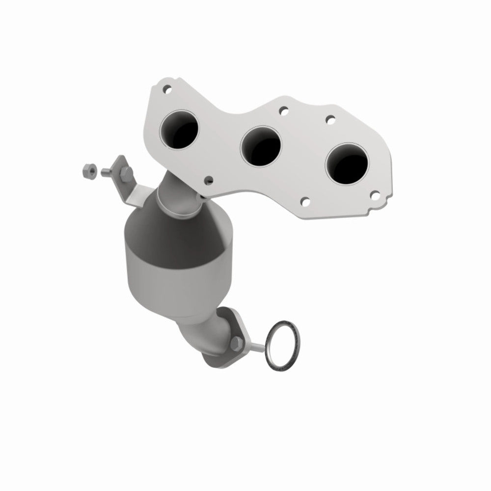 MagnaFlow direct-fit catalytic converter fits 2008-2013 Toyota Highlander and 2007-2011 Toyota Sienna, this and 2008-2009 Toy Toyota Highlander 3.5L stainless steel CARB compliant