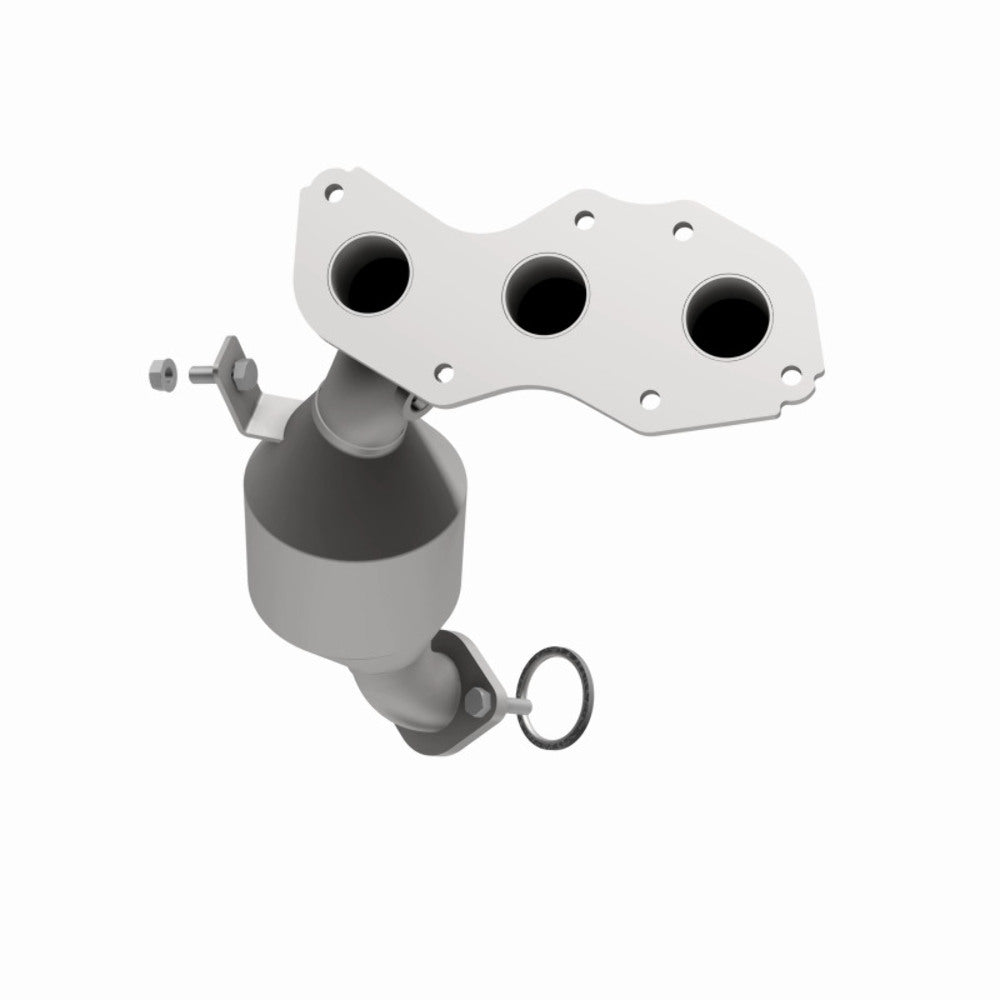 MagnaFlow direct-fit catalytic converter fits 2008-2013 Toyota Highlander and 2007-2011 Toyota Sienna, this and 2008-2009 Toy Toyota Highlander 3.5L stainless steel CARB compliant