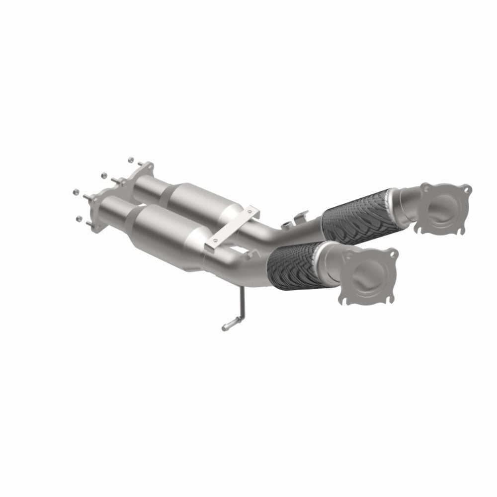 MagnaFlow direct-fit catalytic converter fits 2010-2014 Volvo XC60 and 2008-2009 Volvo XC70. Hardware is included to eliminate the hassle of working with corroded factory parts and