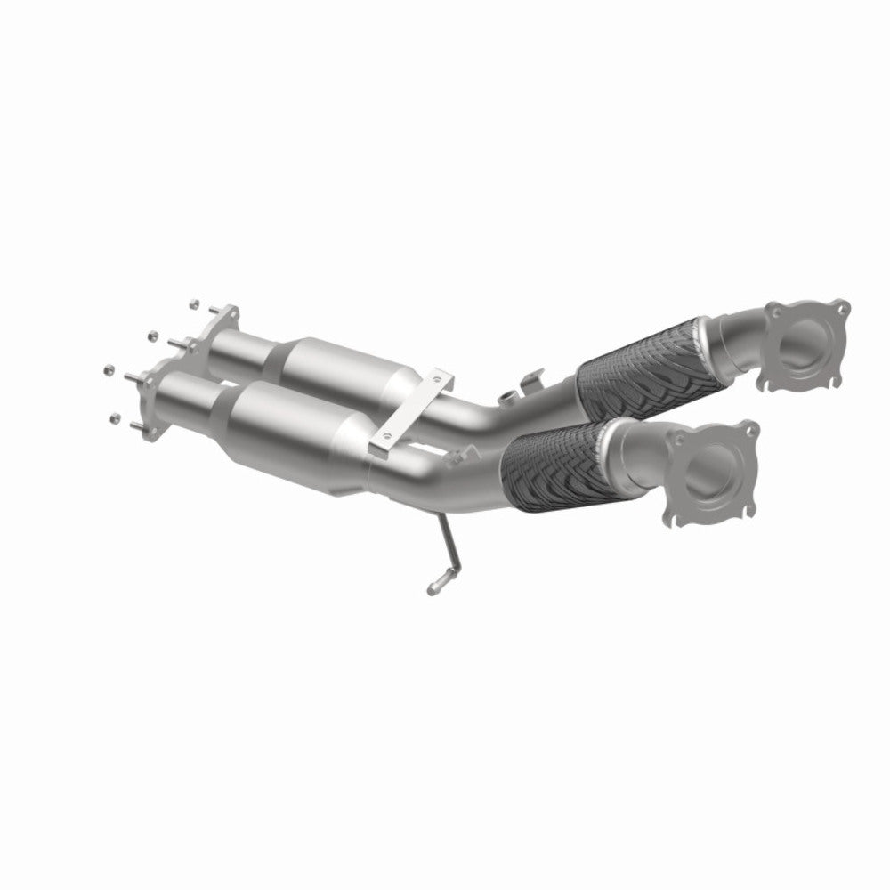 MagnaFlow direct-fit catalytic converter fits 2010-2014 Volvo XC60 and 2008-2009 Volvo XC70. Hardware is included to eliminate the hassle of working with corroded factory parts and
