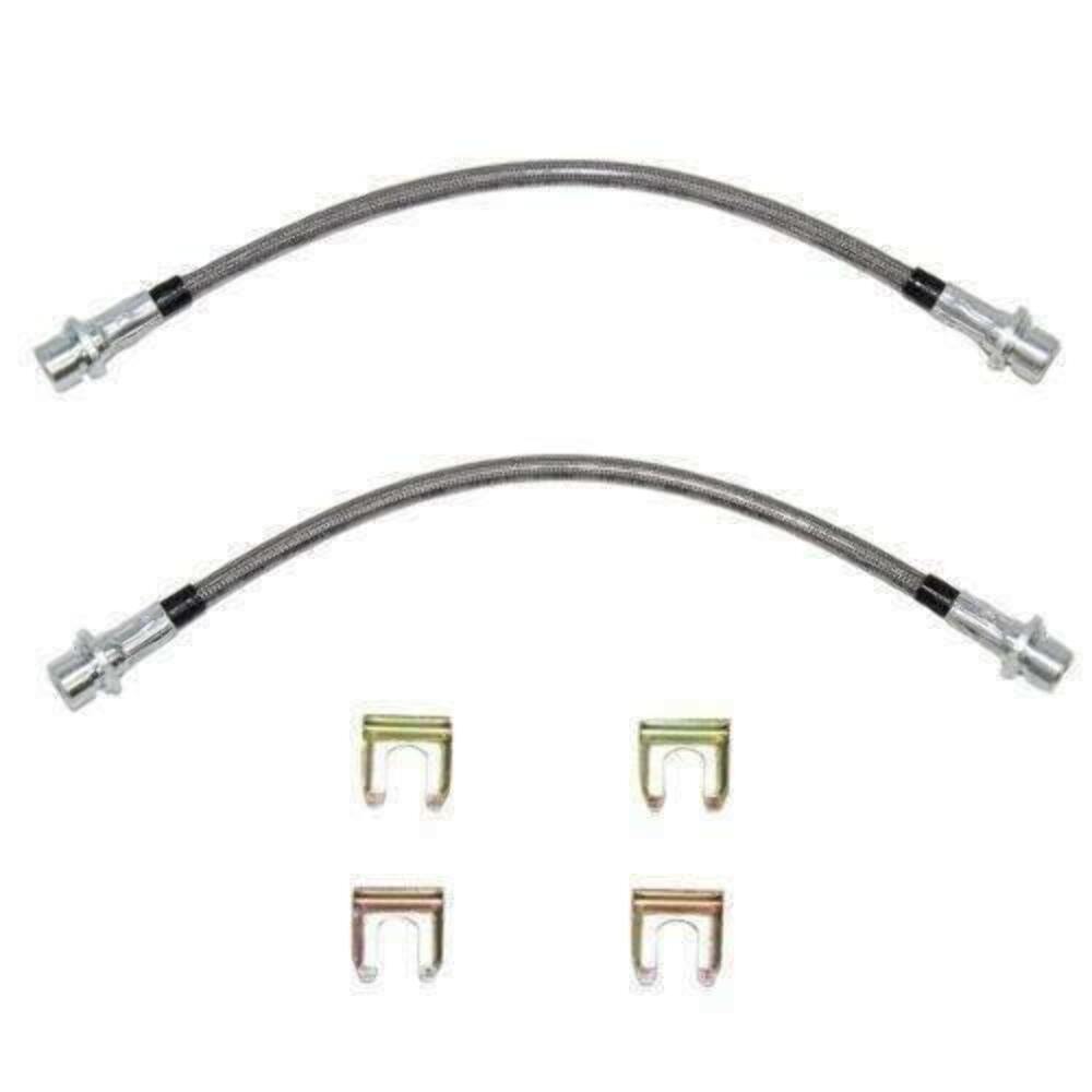 Brake Hose Kit for 2007-2014 Toyota Tundra Front Brake Flex Hose Kit 4WD stainless steel