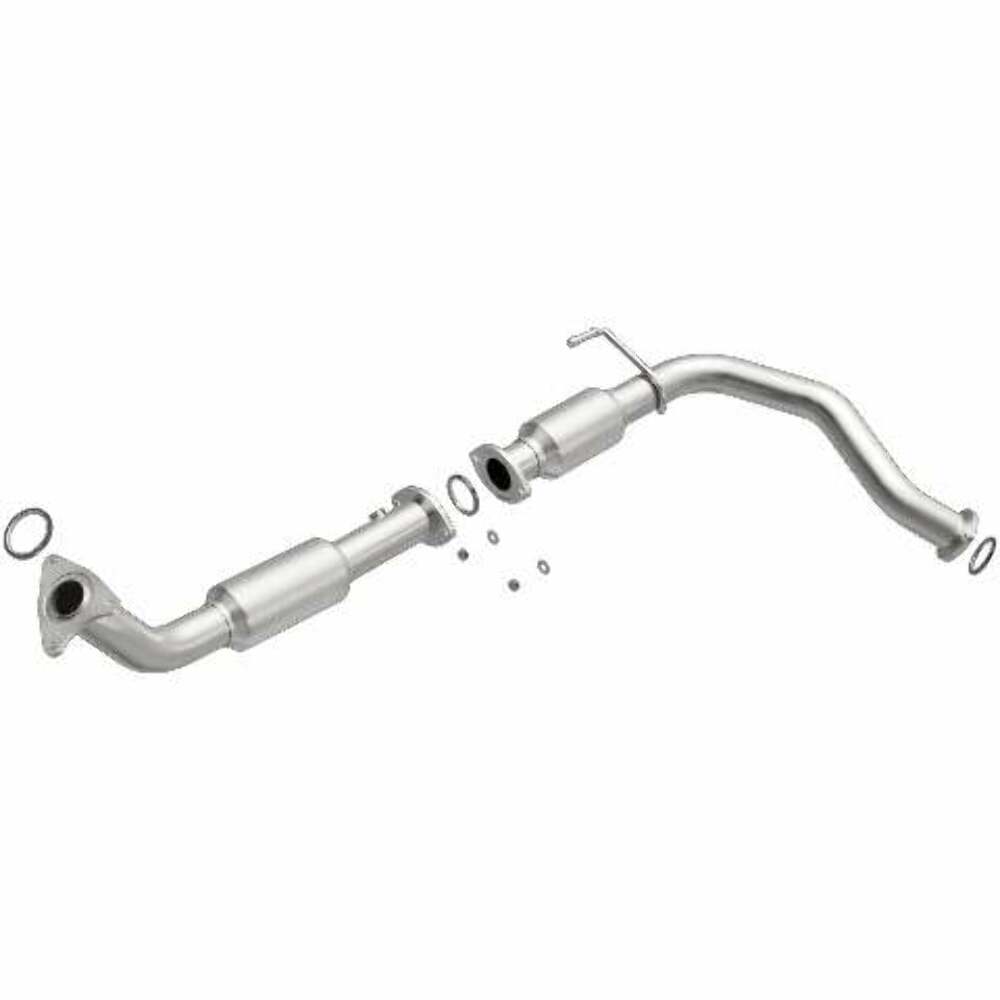 MagnaFlow direct-fit catalytic converter for 2008-2017 Toyota Sequoia 4.6 inch inlet 5.7 inch outlet stainless steel CARB compliant 52559