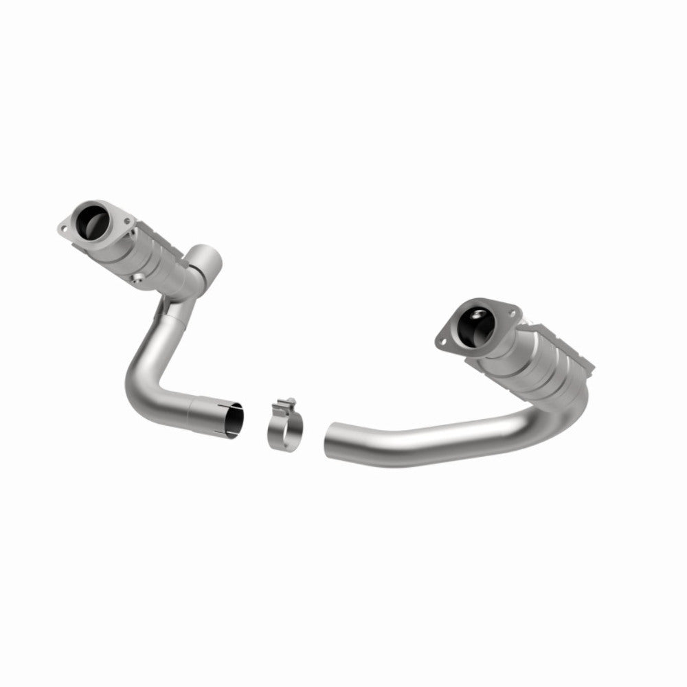 MagnaFlow direct-fit catalytic converter fits 2008 Dodge Durango and 2008 Chrysler Aspen. Hardware is included to eliminate the hassle of working with corroded factory parts. Note
